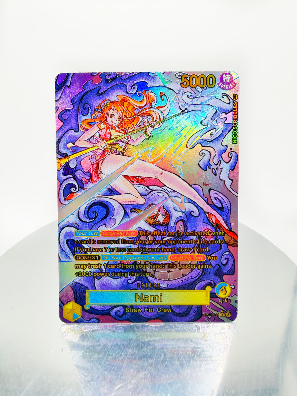 OP11 Nami "Zeus" (Artist: Nico Scribbles)
