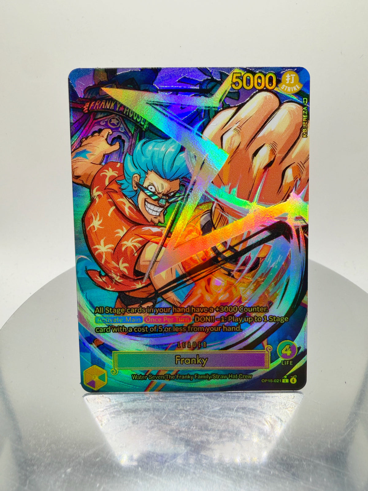 OP18 Franky “Strong Right” (Artist: KB Jereza) Custom Art