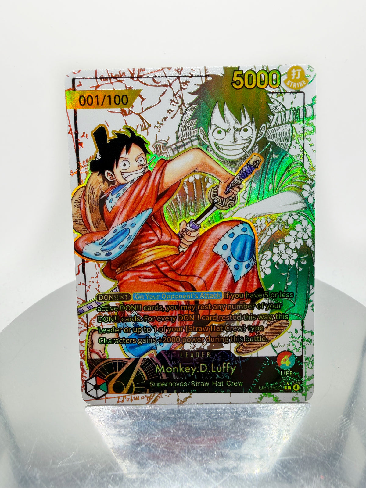 [SERIAL GOLD] Manga Leader OP13 Wano Luffy